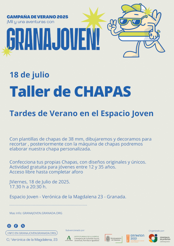Verano Espacio Joven - Taller de CHAPAS